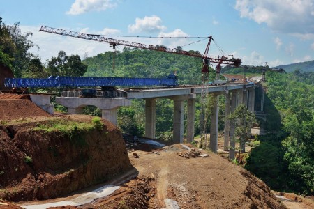 pembangunan jembatan tol tuntang ,kabupaten semarang