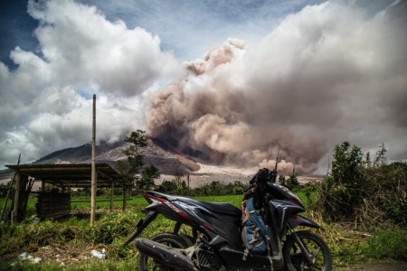 erupsi gunung api Sinabung