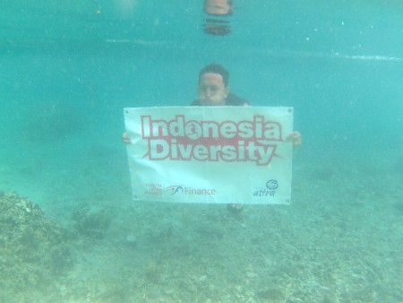 Menikmati pesona bawah laut team Astra Indonesia Diversity