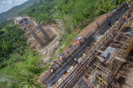 Pembangunan Jembatan Jalan Tol Semarang - Solo