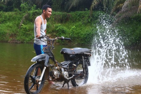 Washing bike