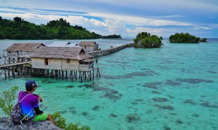 Pulau Papan tempat tinggal Suku Bajo