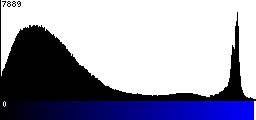 Blue Histogram