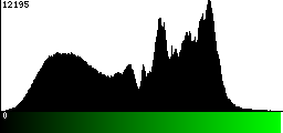 Green Histogram