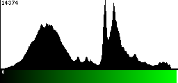 Green Histogram