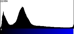 Blue Histogram