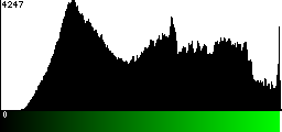 Green Histogram