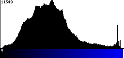 Blue Histogram