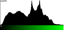 Green Histogram