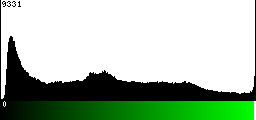 Green Histogram