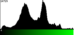 Green Histogram