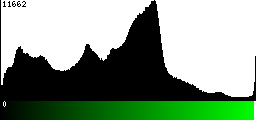 Green Histogram