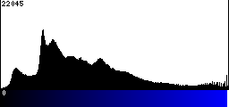 Blue Histogram