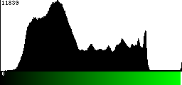 Green Histogram