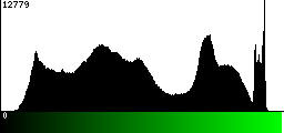 Green Histogram