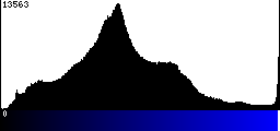 Blue Histogram