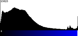 Blue Histogram