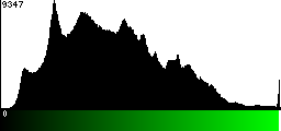 Green Histogram