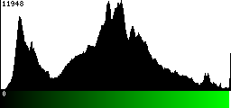 Green Histogram