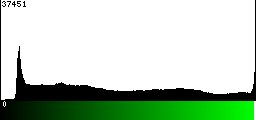 Green Histogram