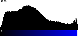 Blue Histogram