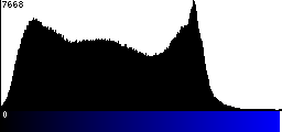 Blue Histogram