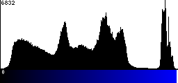 Blue Histogram