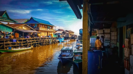 Pagi dikampung nelayan