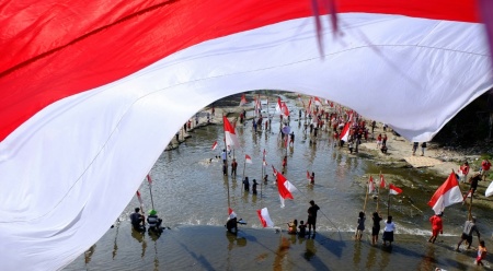 Upacara Bendera Kali Anyar