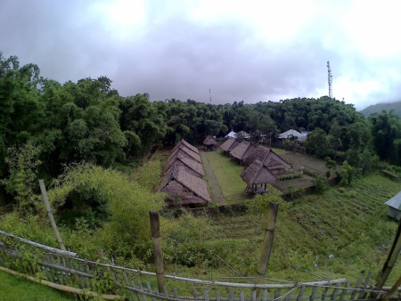 Rumah adat.