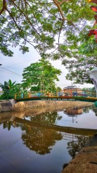 Eloknya sungai kampungku