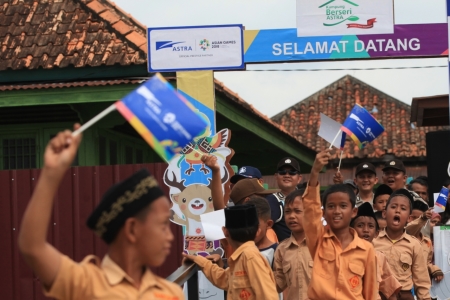 KAMPUNG BERSERI ASTRA SAMBUT ASIAN GAMES