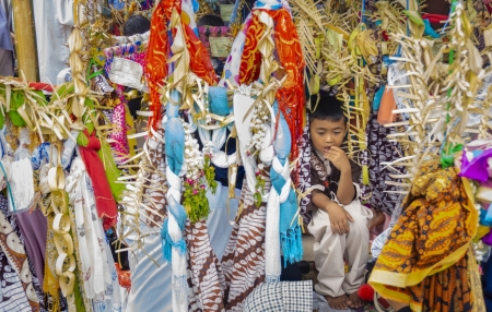 Seorang Anak dari 5000 Peserta Baayun Maulid Massal Setiap 12 Rabi'ul Awal di Desa Banua Halat Kiri