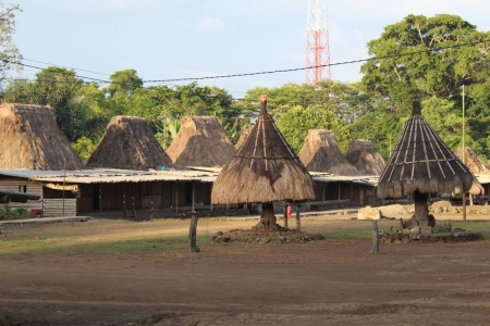 Rumah Adat (Sa'o) Kampung Wogo, Bajawa, Nusa Tenggara Timur