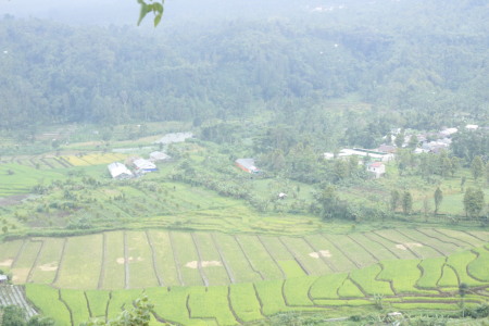 Pemandangan atas bukit