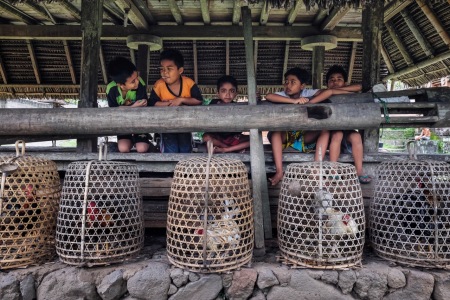 Anak-anak Desa Tenganan Bali