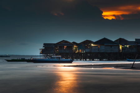 kampung apung seppingan balikpapan