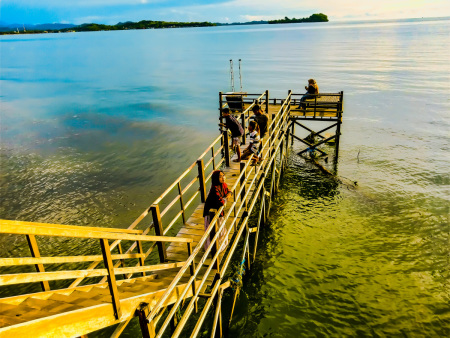 Menunggu Sunset di pantai Matirotasi Kab. Barru