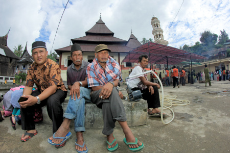 Potret salah satu sudut Nagari Pariangan Sumatera Barat Saat Maulid Nabi