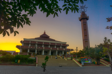 Sunset at the mosque