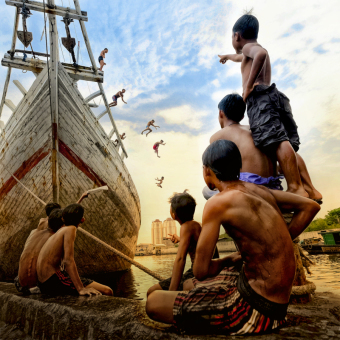 Pelompat indah dari kampung bandan