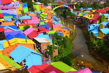 Perkampungan warna-warni Jodipan Malang