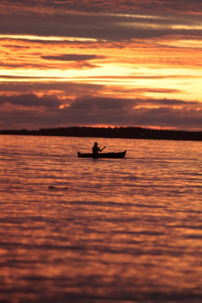 Memancing Saat Sunset