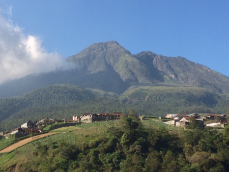 Perkampungan di Kaki Gn. Lawu