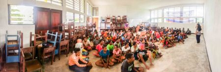 Kelas tentang kepercayaan diri untuk anak Papua