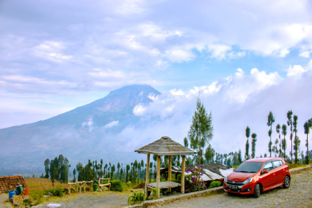 PEMANDANGAN GUNUNG SINDORO