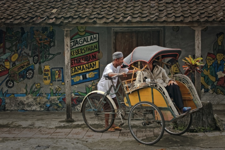 Keramahan Tukang Becak