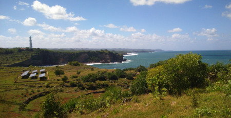 Indahnya Pantai dari Baron Techno Park