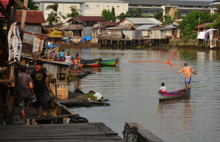 Pinggiran sungai Martapura