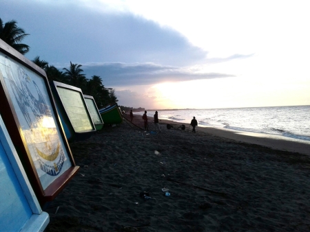 Pantai Batee Timoh Kala Senja